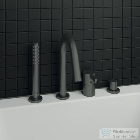 Ideal standard JOY 4 üléses kádtöltő csaptelep zuhanyszettel,Magnetic grey BC789A5