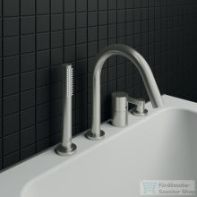   Ideal standard JOY 4 üléses kádtöltő csaptelep zuhanyszettel,Silver storm BC789GN