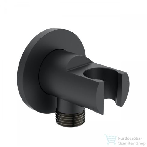 Ideal Standard MULTISUITE zuhanytartó gégecső csatlakozóval,Silk black BC807XG