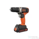Black+Decker 18V akkus fúró-csavarozó,BCD001C1-QW