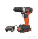 Black+Decker 18V akkus fúró-csavarozó,BCD001C1-QW