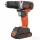 Black+Decker 18 V akkus fúró/csavarozó 2 db akkumulátorral, BCD001C2-QW