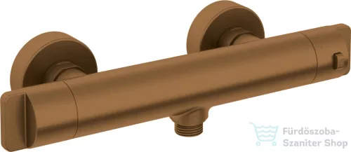 Deante THERM termosztatikus zuhany csaptelep, zuhanyszett nélkül, szálcsiszolt bronz BCH_C4BT