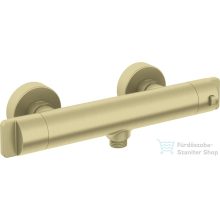   Deante THERM termosztatikus zuhany csaptelep, zuhanyszett nélkül, szálcsiszolt arany BCH_R4BT