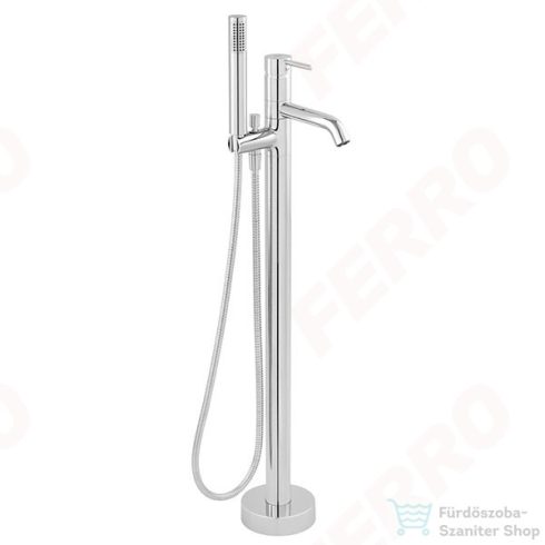 Ferro CIRICULUS álló kádcsaptelep zuhanyszettel,  króm BCK11F