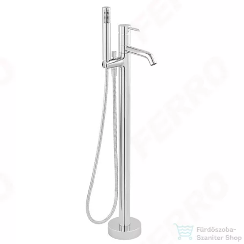 Ferro CIRICULUS álló kádcsaptelep zuhanyszettel,  króm BCK11F