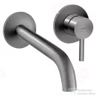 Ferro CIRICULUS falsík alá építhető mosdócsaptelep, gun metal BCK3PAGM