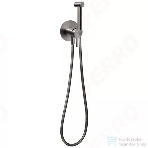 Ferro CIRICULUS falsík alá építhető bidécsaptelep, gun metal BCK66PGM