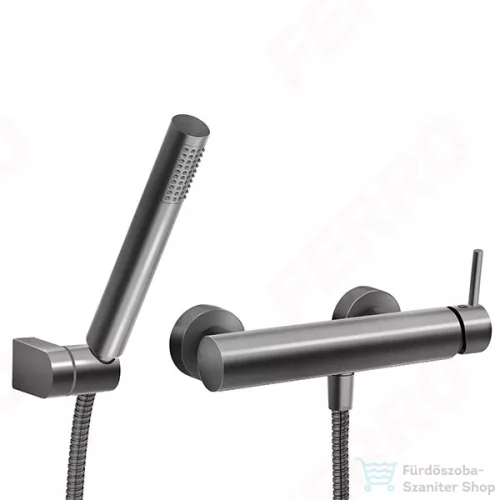 Ferro CIRICULUS zuhanycsaptelep zuhanyszettel, gun metal BCK77GM