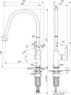 Ideal Standard GUSTO mosogató csaptelep,Sunset rose BD408J4