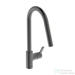   Ideal Standard GUSTO kihúzható fejes mosogató csaptelep,Magnetic grey BD414A5