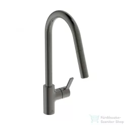   Ideal Standard GUSTO kihúzható fejes,2 funkciós mosogató csaptelep,Magnetic grey BD416A5