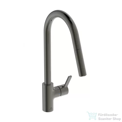 Ideal Standard GUSTO kihúzható fejes,2 funkciós mosogató csaptelep,Magnetic grey BD416A5