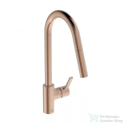   Ideal Standard GUSTO kihúzható fejes,2 funkciós mosogató csaptelep,Sunset rose BD416J4