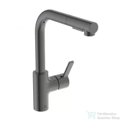   Ideal Standard GUSTO kihúzható fejes,2 funkciós mosogató csaptelep,Magnetic grey BD420A5
