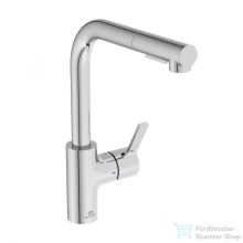   Ideal Standard GUSTO kihúzható fejes,2 funkciós mosogató csaptelep,Króm BD420AA