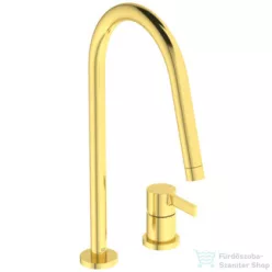   Ideal Standard GUSTO 2 üléses mosogató csaptelep,Brushed gold BD422A2