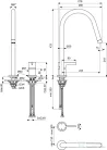 Ideal Standard GUSTO 2 üléses mosogató csaptelep,Króm BD422AA