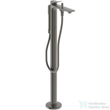   Ideal Standard CONCA szabadon álló kádtöltő csaptelep zuhanyszettel,alaptest nélkül,Magnetic grey BD460A5