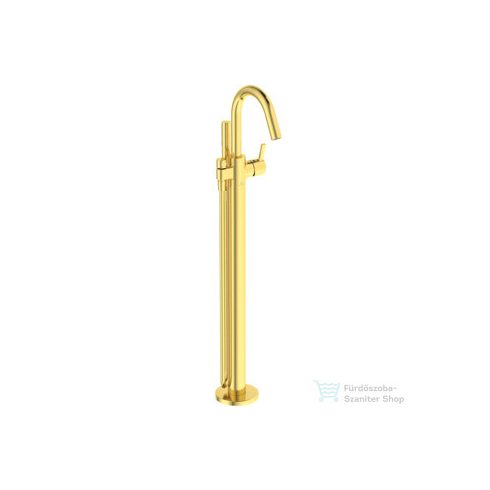 Ideal Standard JOY szabadonálló kádtöltő csaptelep zuhanyszettel,alaptest nélkül,Brushed gold BD461A2