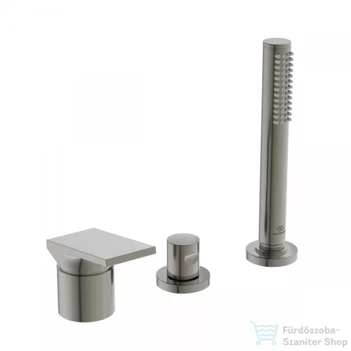 Ideal Standard EXTRA 3 üléses kádtöltő csaptelep kifolyó nélkül,Silver storm BD517GN