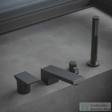   Ideal standard EXTRA 4 üléses kádtöltő csaptelep zuhanyszettel,Magnetic grey BD518A5