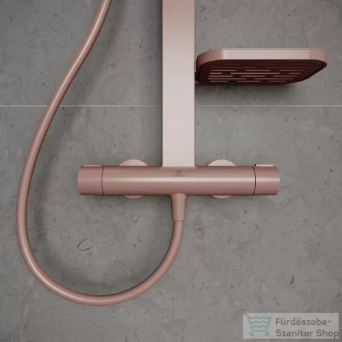 Ideal Standard Ceratherm Alu+ termosztátos zuhanyrendszer, rozé BD583RO
