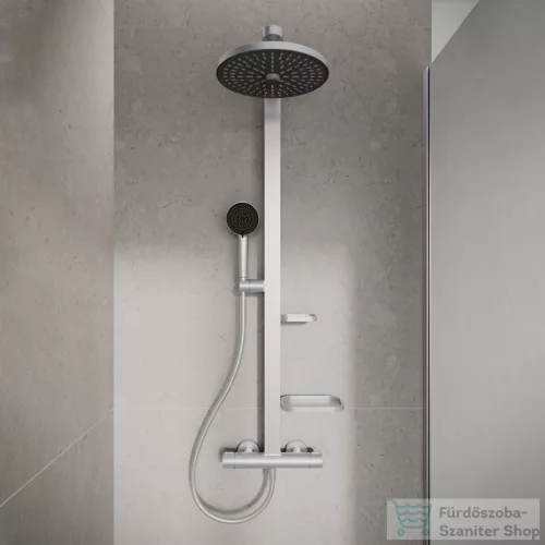 Ideal Standard Ceratherm Alu+ termosztátos zuhanyrendszer, silver BD583SI