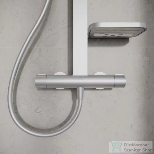 Ideal Standard Ceratherm Alu+ termosztátos zuhanyrendszer, silver BD583SI