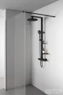 Ideal Standard Ceratherm Alu+ termosztátos zuhanyrendszer, silk black BD583XG
