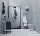 Ideal Standard Ceratherm Alu+ termosztátos zuhanyrendszer, silk black BD583XG