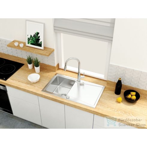 Deante Lukrecja mosogató csaptelep kihúzható zuhanyfejjel BDH 072M