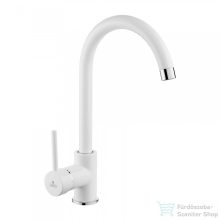 Deante Milin álló mosogató csaptelep fehér, BEU W62M