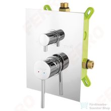   Ferro Fiesta Falsík alá építhető 3-funkciós csaptelep beépítő dobozzal BFI7P3BOX