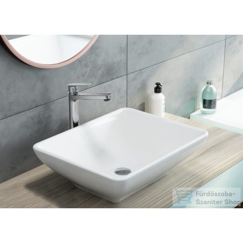 KIFUTÓ Deante JASMIN magasított mosdó csaptelep, click-clack leeresztővel, króm BGJ_021K