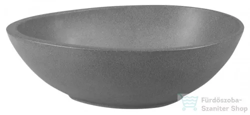 Sapho PUNC beton mosdó, 53x17x39cm, fekete (BH7001)