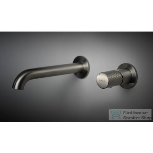 Deante SILIA HEXA falsík alatti mosdó csaptelep, leeresztő nélkül, szálcsiszolt acél BHS_F54L