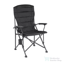   Leziter XL karfás horgász szék pohártartóval fekete BJX-10