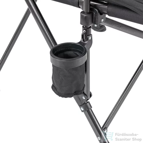 Leziter XL karfás horgász szék pohártartóval fekete BJX-10