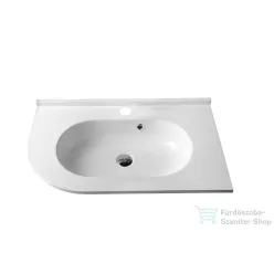   Sapho PULSE Öntöttmárvány mosdó 750x44x450mm, jobb BM658