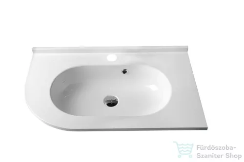 Sapho PULSE Öntöttmárvány mosdó 750x44x450mm, jobb BM658