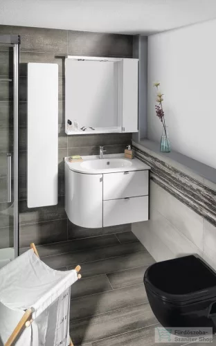 Sapho PULSE Öntöttmárvány mosdó 750x44x450mm, jobb BM658