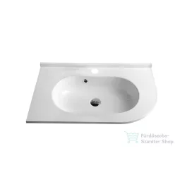 Sapho PULSE Öntöttmárvány mosdó 750x44x450mm, bal BM752