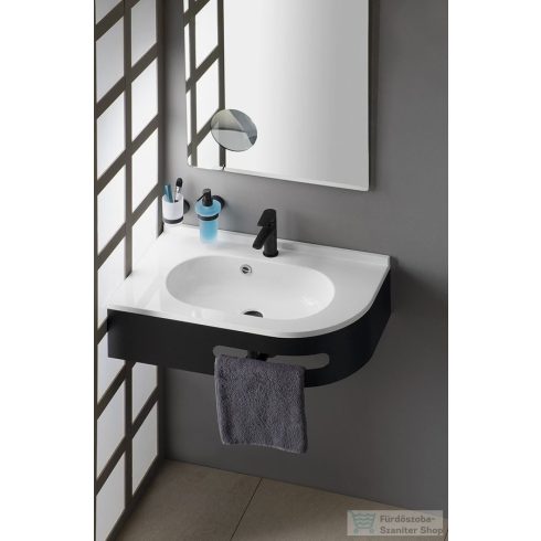 Sapho PULSE Öntöttmárvány mosdó 750x44x450mm, bal BM752