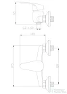 Invena AVA NEW zuhany csaptelep,króm BN-06-001-X