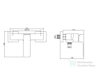 Invena PAROS zuhany csaptelep,króm BN-09-001-A