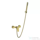 Invena ALONIA zuhany csaptelep, zuhanyszettel, szálcsiszolt arany BN-70-009-V