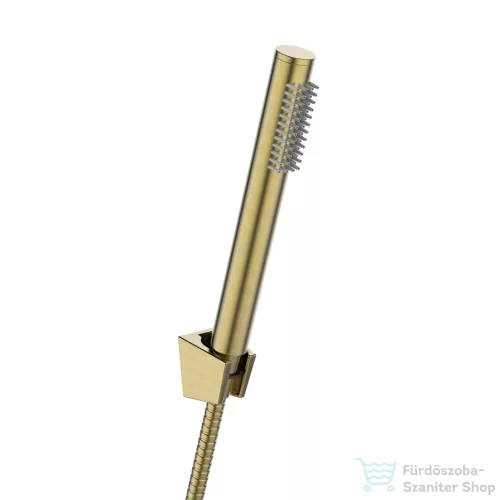 Invena ALONIA zuhany csaptelep, zuhanyszettel, szálcsiszolt arany BN-70-009-V