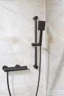 Invena KALITEA zuhany csaptelep,matt fekete BN-72-004-V