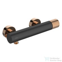   Invena MOONLIGHT zuhany csaptelep,fekete/rózsa arany BN-77-014-V